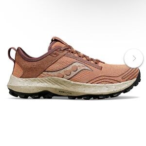 Saucony Women's Peregrine RFG clove/cacao color